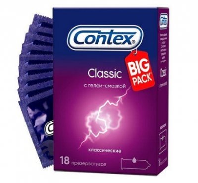 Купить contex (контекс) презервативы classic 18шт в Кстово