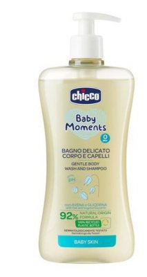 Купить chicco baby moments (чикко) пена для тела и волос нежная детская 500мл в Кстово