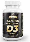 Омега-3 + витамин Д3 600МЕ Консумед (Consumed), капсулы 120 шт БАД