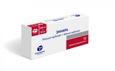 Купить эннира, таблетки жевательные 680 мг+80 мг, 12 шт в Кстово