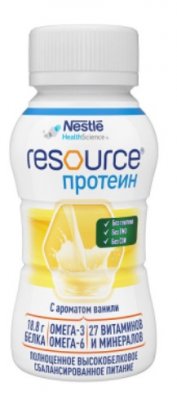 Купить resource protein (ресурс) смесь с высоким содержанием белка со вкусом ванили, 200мл в Кстово
