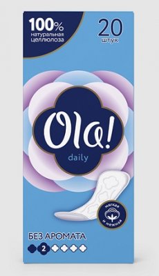 Купить ola! (ола) прокладки ежедневные daily, 20 шт в Кстово