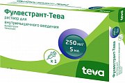 Купить фулвестрант-тева, раствор для внутримышечного введения 250 мг/5 мл шприц 5мл 1 шт. в Кстово
