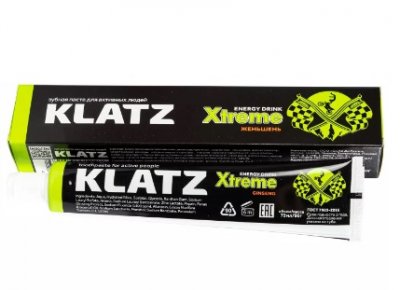 Купить klatz (клатц) зубная паста xtreme energy drink женьшень, 75мл в Кстово