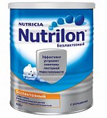 Купить nutrilon (нутрилон) безлактозная сухая смесь детская с рождения, 400г в Кстово