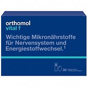Купить orthomol vital f (ортомол витал ф), двойное саше (жидкость 20мл+капсула), 30 шт бад в Кстово