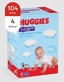 Купить huggies (хаггис) трусики 4 для мальчиков, 9-14кг 104 шт в Кстово