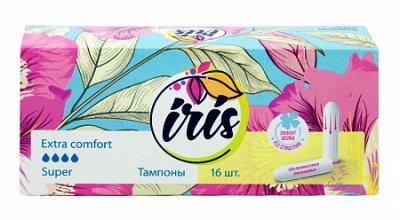 Купить iris (ирис), тампоны супер, 16шт в Кстово