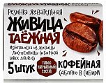 Живица таежная, жевательная резинка с экстрактом кофейных зёрен, 5 шт