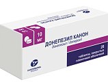 Купить донепезил канон, таблетки, покрытые пленочной оболочкой 10 мг 28 шт. в Кстово