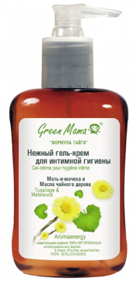 Купить green mama (грин мама) гель-крем для интимной гигиены нежный мать-и-мачеха и масло чайного дерева, 300мл в Кстово