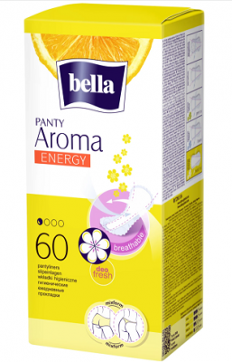 Купить bella (белла) прокладки panty aroma energy 60 шт в Кстово