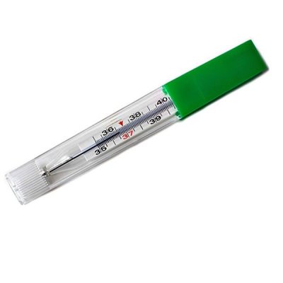 Купить термометр медицинский безртутный стеклянный с колпачком для легкого встряхивания в Кстово