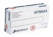Купить перчатки archdale nitrimax смотровые нитриловые нестерильные неопудренные текстурированные размер s, 100 шт белые в Кстово