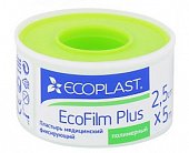 Купить ecoplast ecofilm plus пластырь медицинский фиксирующий полимерный 2,5см х 5м в Кстово