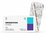 Купить мемантин солофарм, таблетки покрытые пленочной оболочкой 10 мг, 90 шт в Кстово