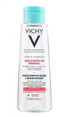 Купить vichy purete thermale (виши) мицеллярная вода с минералами для чувствительной кожи 200мл в Кстово