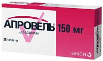 Купить апровель, таблетки покрытые пленочной оболочкой 150мг, 28 шт в Кстово