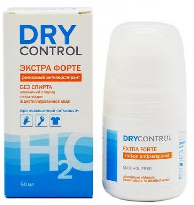 Купить dry control forte (драй контрол) экстра форте дабоматик от обильного потоотделения без спирта ролик 30% 50 мл в Кстово