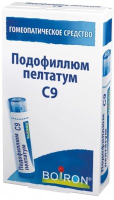 Купить подофиллюм пелтатум с9 гомеопатические монокомпонентный препарат растительного происхождения гранулы гомеопатические 4 гр в Кстово