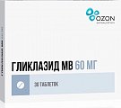 Купить гликлазид мв, таблетки с модифицированным высвобождением 60мг, 30 шт в Кстово