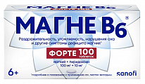 Купить магне b6 форте, таблетки, покрытые пленочной оболочкой, 100 мг+10 мг 100 шт в Кстово