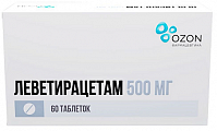 Купить леветирацетам, таблетки, покрытые пленочной оболочкой, 500мг, 60 шт в Кстово