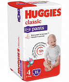 Купить huggies (хаггис) трусики-подгузники детские классик, размер 4, 9-14кг 15шт в Кстово