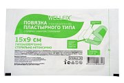 Купить повязка пластырного типа с суперадсорбентом стерильная веллфикс (wellfix) 15х9см, 50 шт в Кстово