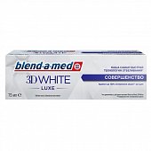 Купить blend-a-med (бленд-а-мед) зубная паста 3d вайт люкс совершенство 75мл в Кстово
