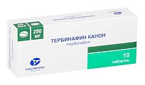 Купить тербинафин-канон, таблетки 250мг, 10 шт в Кстово