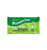 Купить pamperino (памперино) салфетки влажные детские мини, 15 шт в Кстово