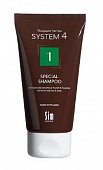 Купить система 4 (system 4), шампунь для волос терапевтический №1 для нормальных и жирных волос, 75мл в Кстово