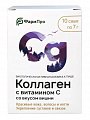 Купить коллаген с витамином с со вкусом вишни, порошок для приема внутрь пакет-саше 7г, 10 шт бад в Кстово