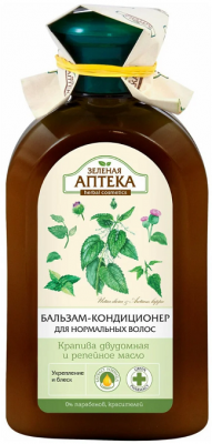 Купить зеленая аптека бальзам-кондиционер для волос крапива, репейное масло, 300мл в Кстово