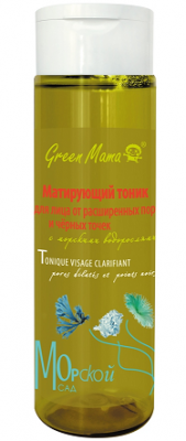 Купить green mama (грин мама) тоник для лица матирующий морские водоросли, 200мл в Кстово