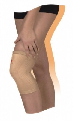 Купить бинт медицинский эластичный трубчатый для фиксации коленного сустава размер 3, бежевый (арт 9605-02) в Кстово