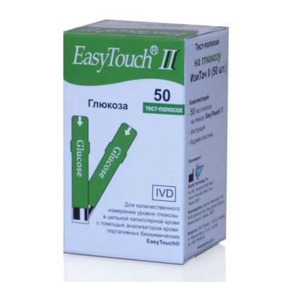 Купить тест-полоски easytouch (изи тач) глюкоза, 50 шт в Кстово