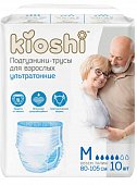 Купить kioshi (киоши) подгузники-трусы для взрослых бумажные, размер m 10 шт в Кстово