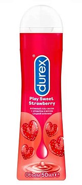 Durex (Дюрекс) гель-смазка Play Sweet Strawberry Клубника 50мл