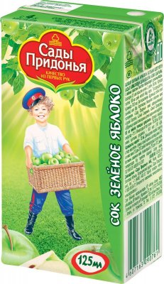 Купить сады придонья сок, зеленое яблоко 125мл (сады придонья апк, россия) в Кстово