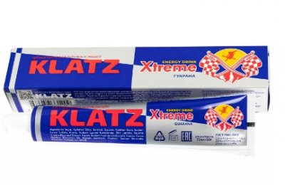 Купить klatz (клатц) зубная паста xtreme energy drink гуарана, 75мл в Кстово