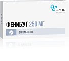 Купить фенибут, таблетки 250мг, 20 шт в Кстово