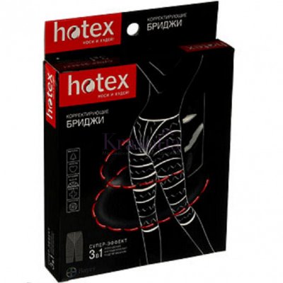 Купить хотекс (hotex) бриджи для похудения, черные в Кстово