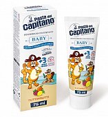 Купить pasta del сapitano (паста дель капитано) зубная паста детская тутти фрутти 3+, 75мл в Кстово