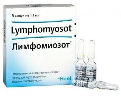 Купить лимфомиозот, раствор для внутримышечного введения гомеопатический 1,1мл, 5шт в Кстово