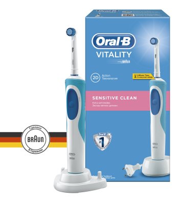 Купить oral-b (орал-би) электрическая зубная щетка vitality sensitive clean, 1 шт в Кстово