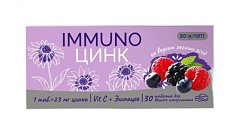 Купить иммуно цинк bioforte, таблетки со вкусом лесных ягод 800мг 30шт бад в Кстово