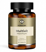 Купить tetralab (тетралаб) мультивит максимум, таблетки покрытые оболочкой 60шт бад в Кстово