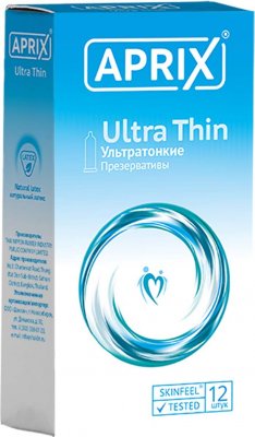 Купить презервативы априкс ультратонкие №12 (thai nippon rubber indusyry co.,ltd, китай) в Кстово